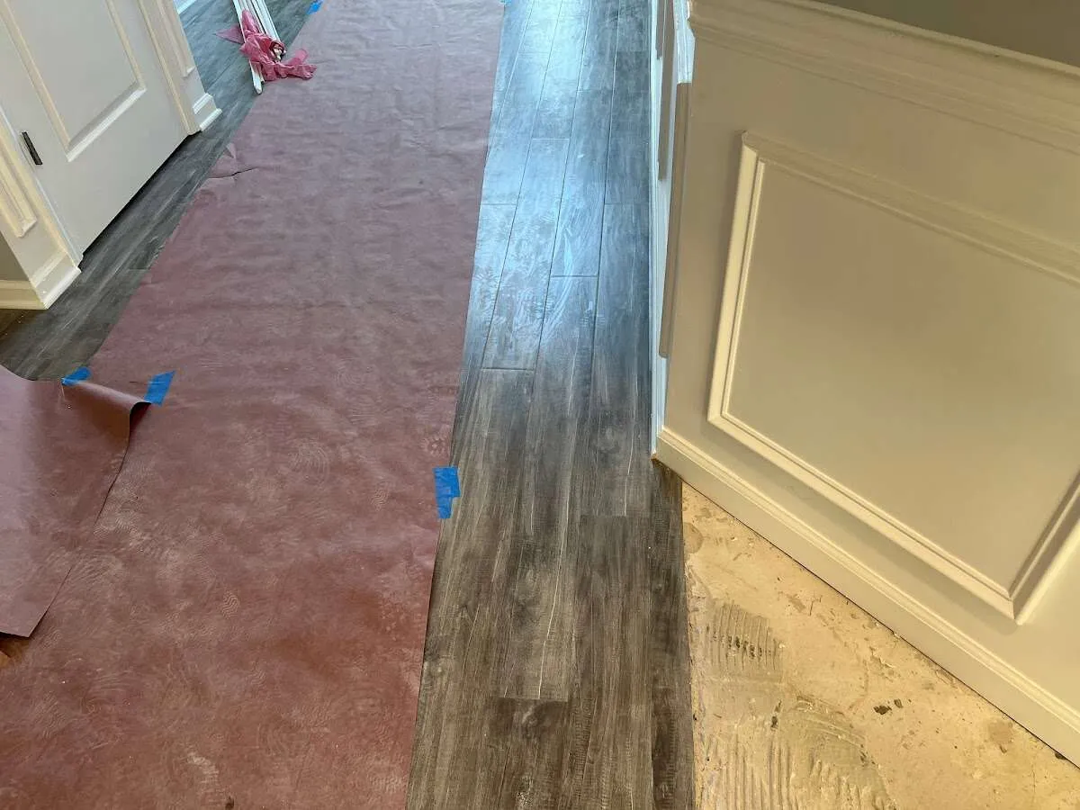 Completed marble shower restoration in Englewood